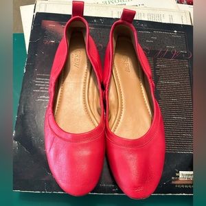 J. Crew Lizzie Leather Ballet Flats - Size 9